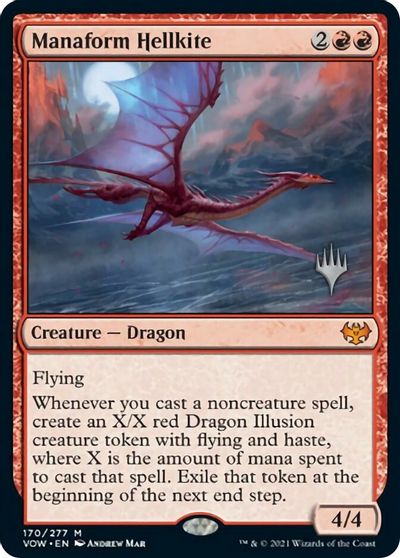 Manaform Hellkite (Promo Pack) [Innistrad: Crimson Vow Promos] | Gamer Loot