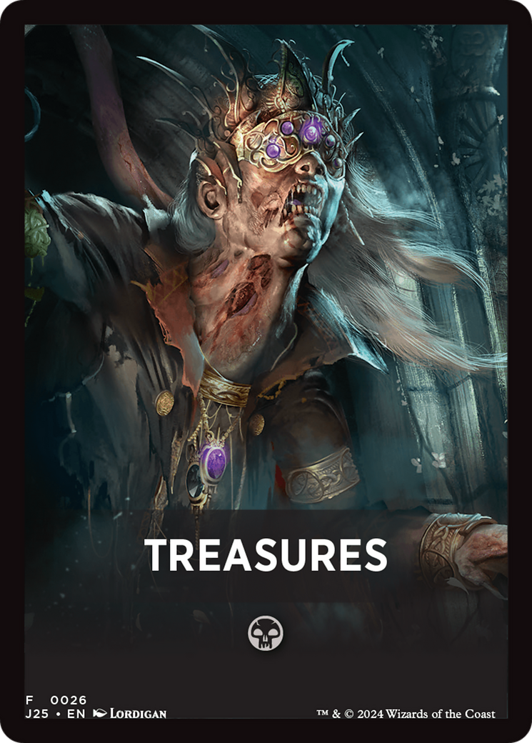 Treasures Theme Card [Foundations Jumpstart Front Cards] | Gamer Loot