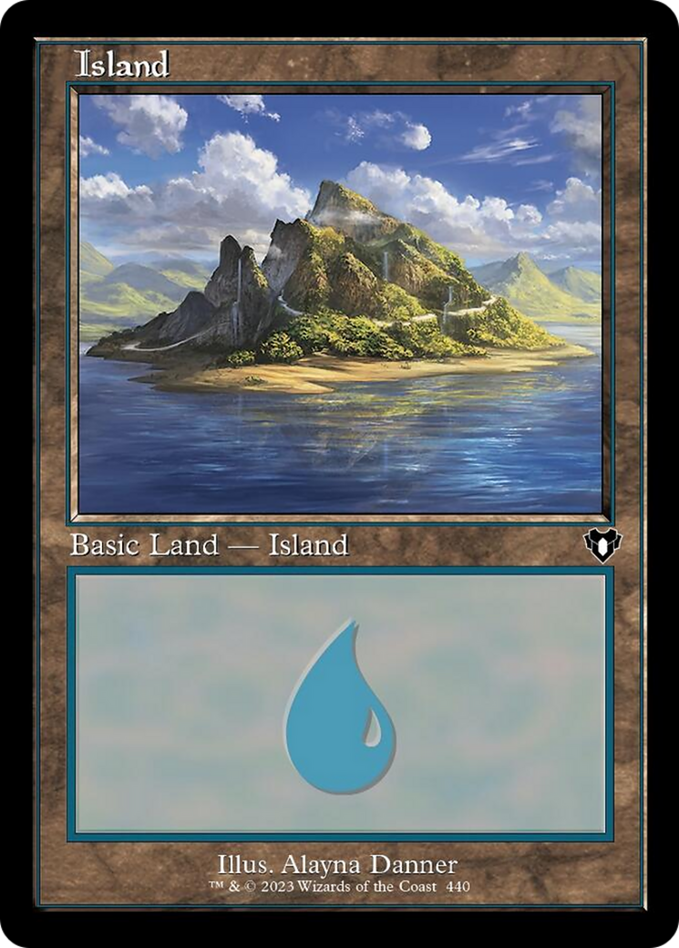 Island (440) (Retro) [Commander Masters] | Gamer Loot