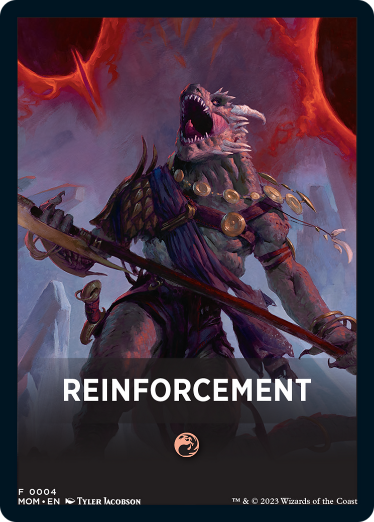 Reinforcement Theme Card [March of the Machine Tokens] | Gamer Loot