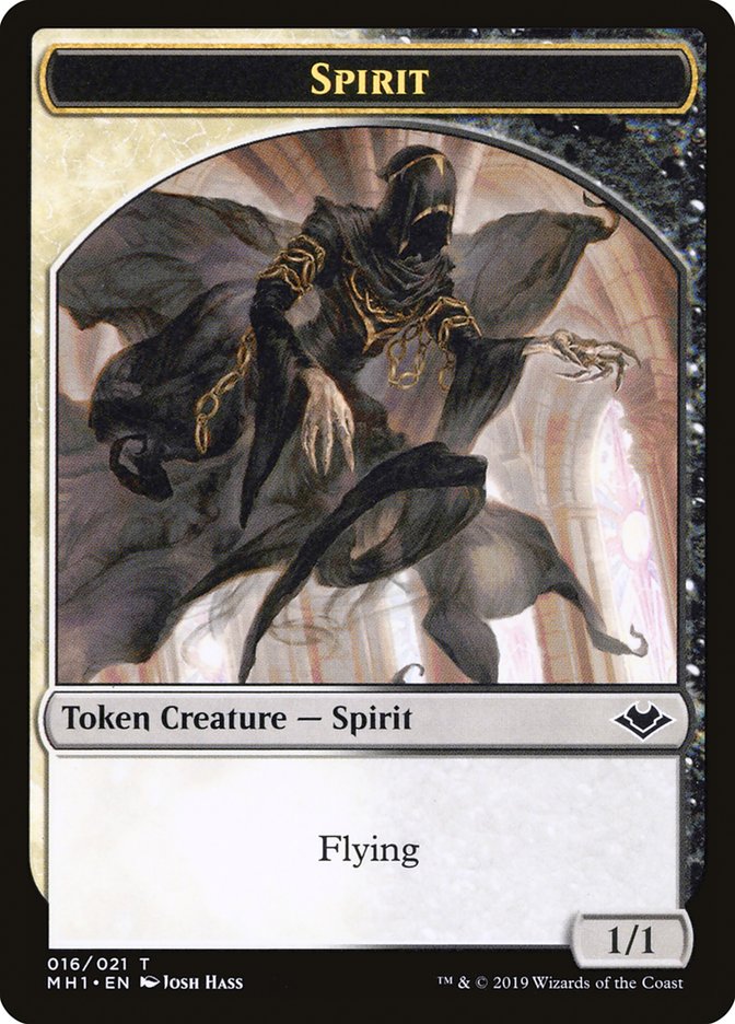 Rhino (013) // Spirit (016) Double-Sided Token [Modern Horizons Tokens] | Gamer Loot