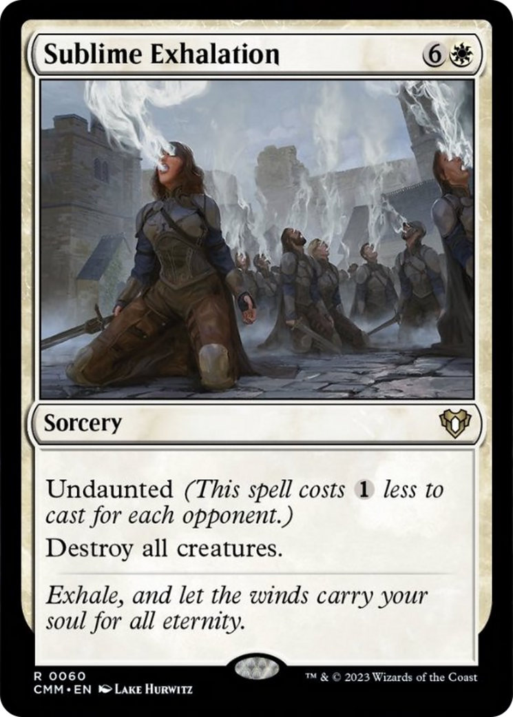 Sublime Exhalation [Commander Masters] | Gamer Loot