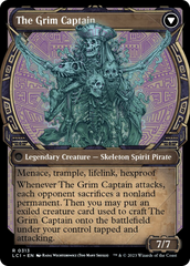 Throne of the Grim Captain // The Grim Captain (Showcase) [The Lost Caverns of Ixalan] | Gamer Loot