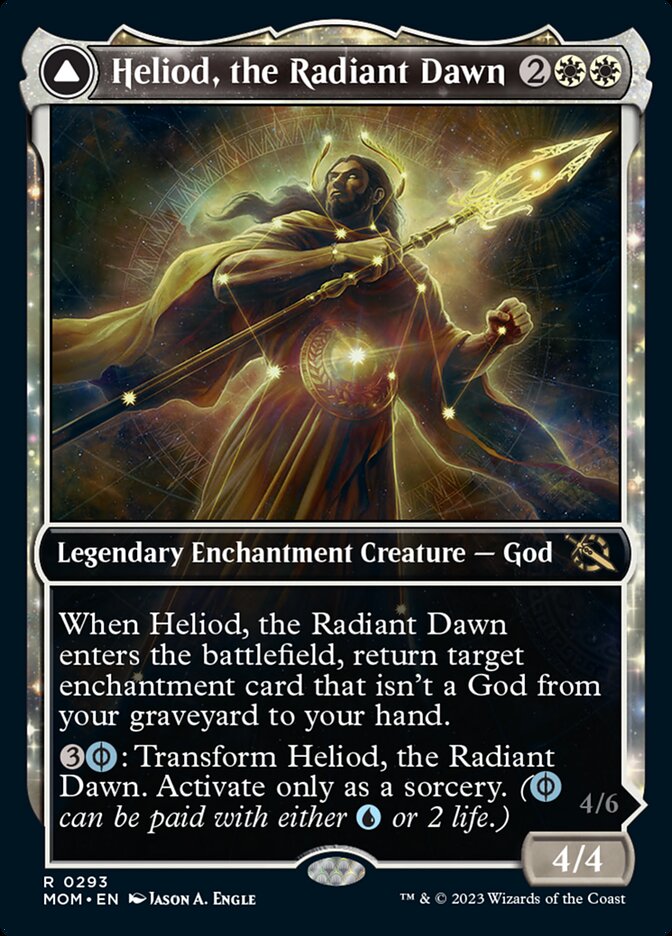 Heliod, the Radiant Dawn // Heliod, the Warped Eclipse (Showcase Planar Booster Fun) [March of the Machine] | Gamer Loot