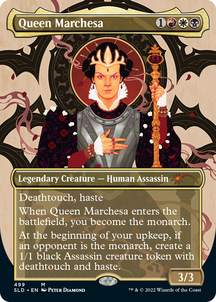 Queen Marchesa (Borderless) [Secret Lair Drop Series] | Gamer Loot