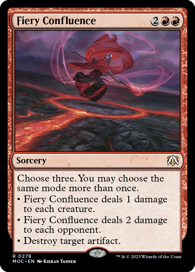 Fiery Confluence [March of the Machine Commander] | Gamer Loot