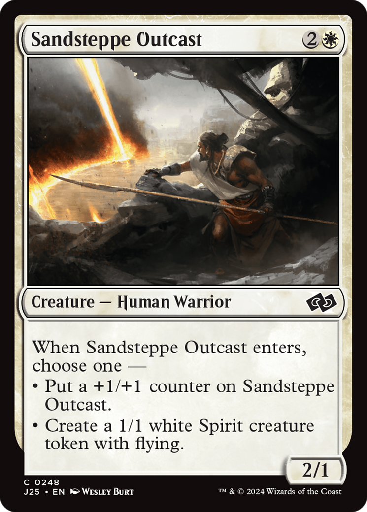 Sandsteppe Outcast [Foundations Jumpstart] | Gamer Loot