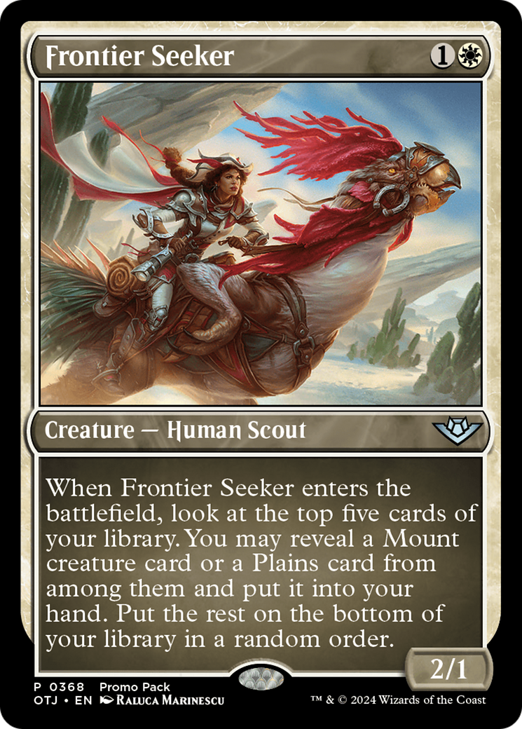 Frontier Seeker (Promo Pack) [Outlaws of Thunder Junction Promos] | Gamer Loot