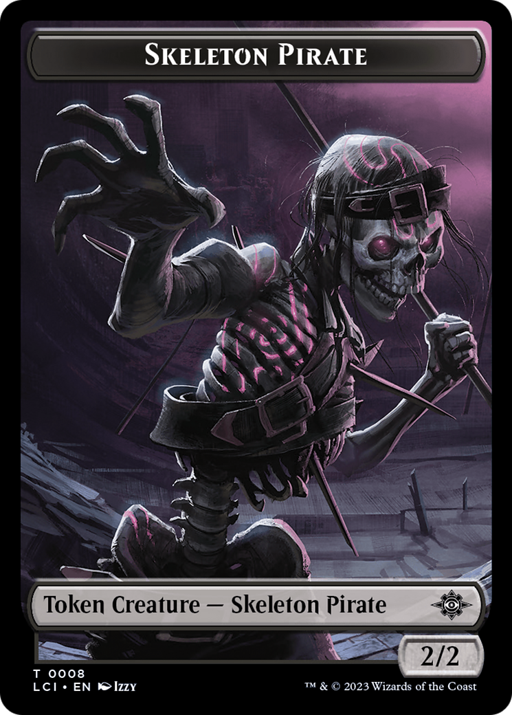 Skeleton Pirate Token [The Lost Caverns of Ixalan Tokens] | Gamer Loot