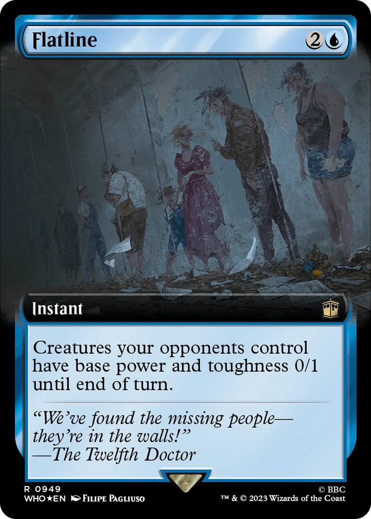 Flatline (Extended Art) (Surge Foil) [Doctor Who] | Gamer Loot