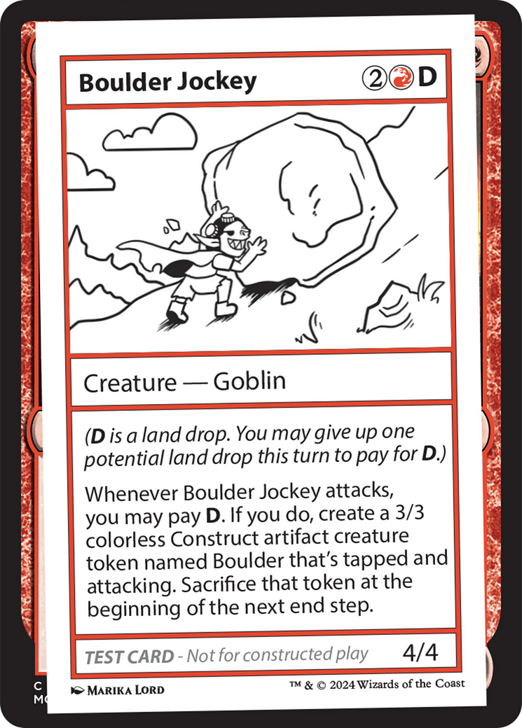 Boulder Jockey [Mystery Booster 2 Playtest Cards] | Gamer Loot