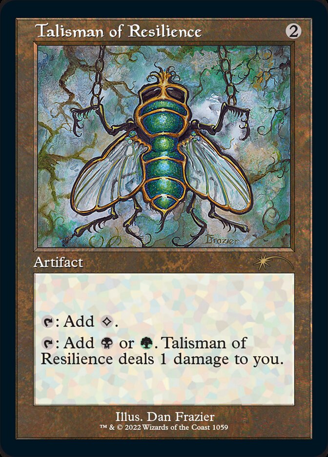 Talisman of Resilience (Foil Etched) [Secret Lair Drop Series] | Gamer Loot