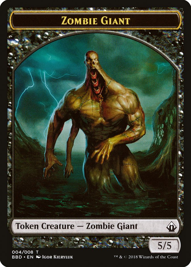 Zombie Giant Token [Battlebond Tokens] | Gamer Loot