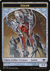 Zombie // Golem Double-Sided Token [Modern Horizons Tokens] | Gamer Loot