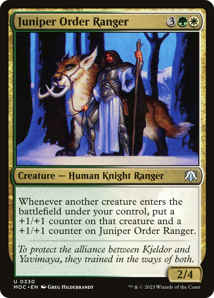 Juniper Order Ranger [March of the Machine Commander] | Gamer Loot