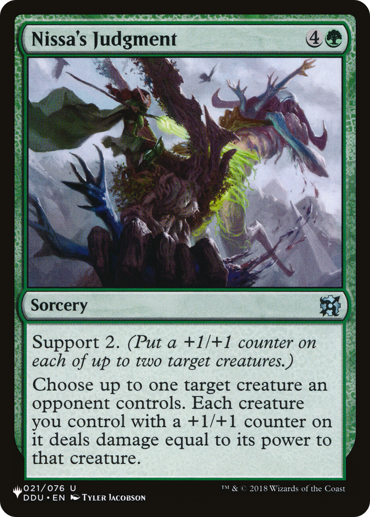 Nissa's Judgment [The List] | Gamer Loot