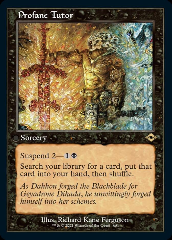 Profane Tutor (Retro Foil Etched) [Modern Horizons 2] | Gamer Loot