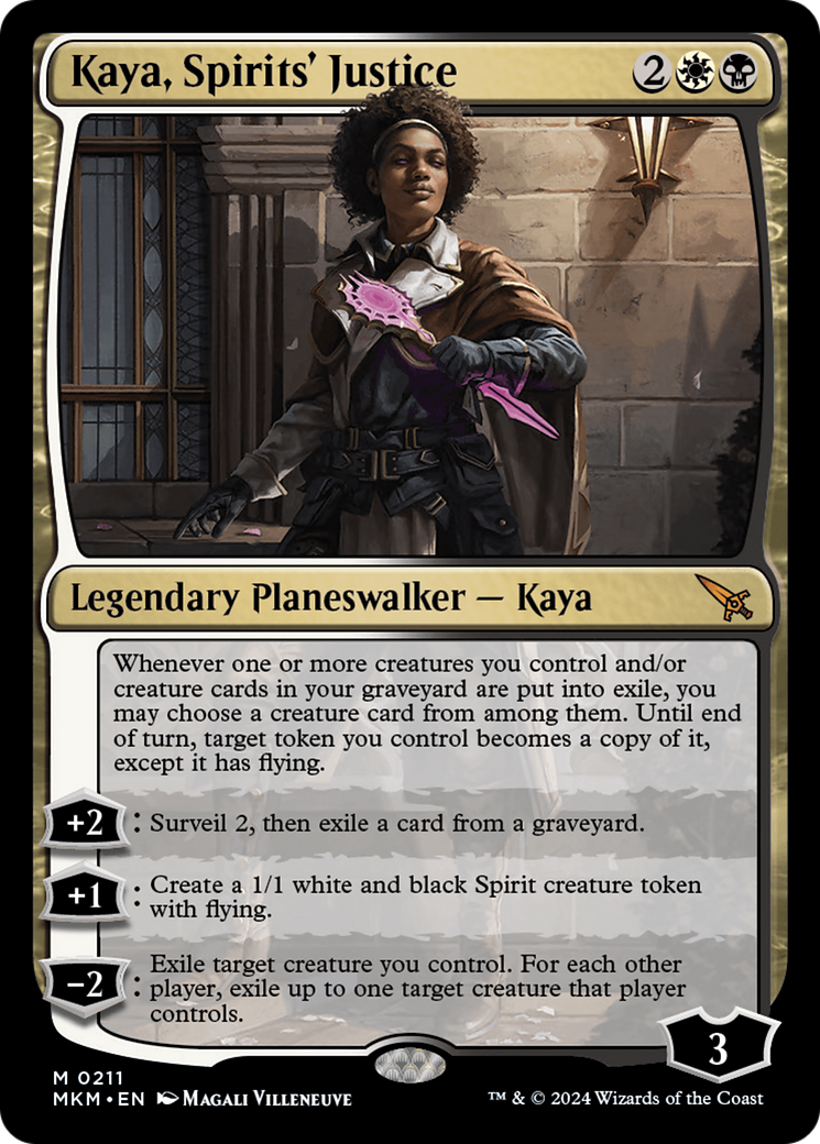 Kaya, Spirits' Justice [Murders at Karlov Manor] | Gamer Loot