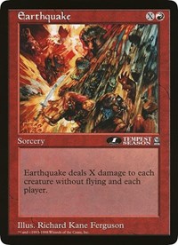 Earthquake (Oversized) [Oversize Cards] | Gamer Loot