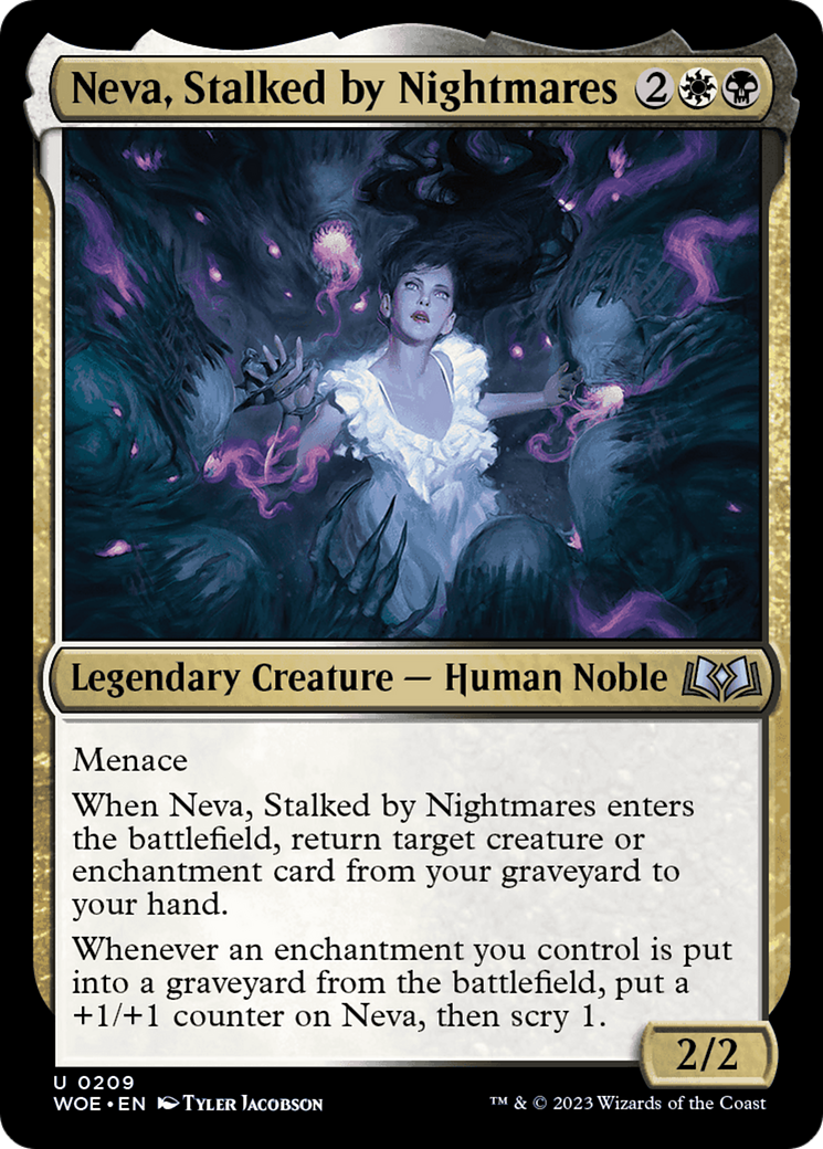 Neva, Stalked by Nightmares [Wilds of Eldraine] | Gamer Loot