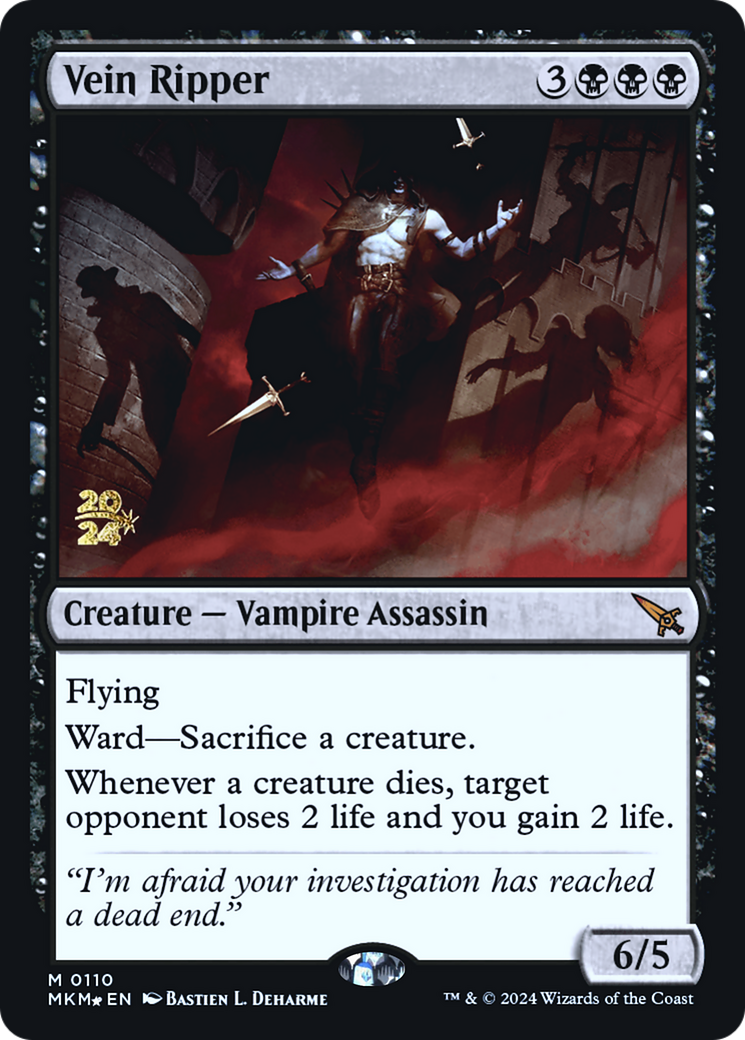 Vein Ripper [Murders at Karlov Manor Prerelease Promos] | Gamer Loot