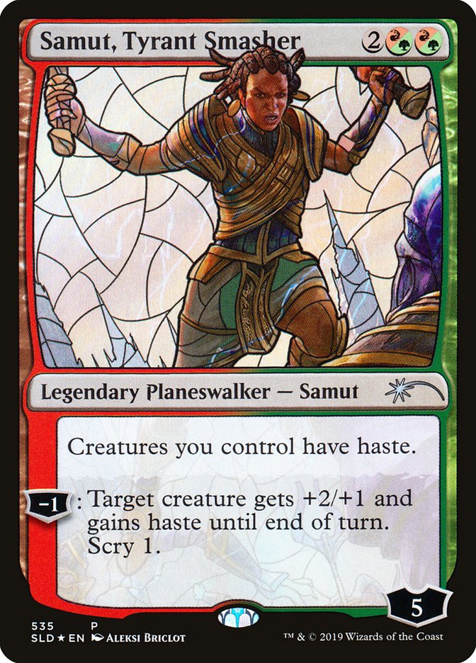 Samut, Tyrant Smasher (Stained Glass) [Secret Lair Drop Promos] | Gamer Loot