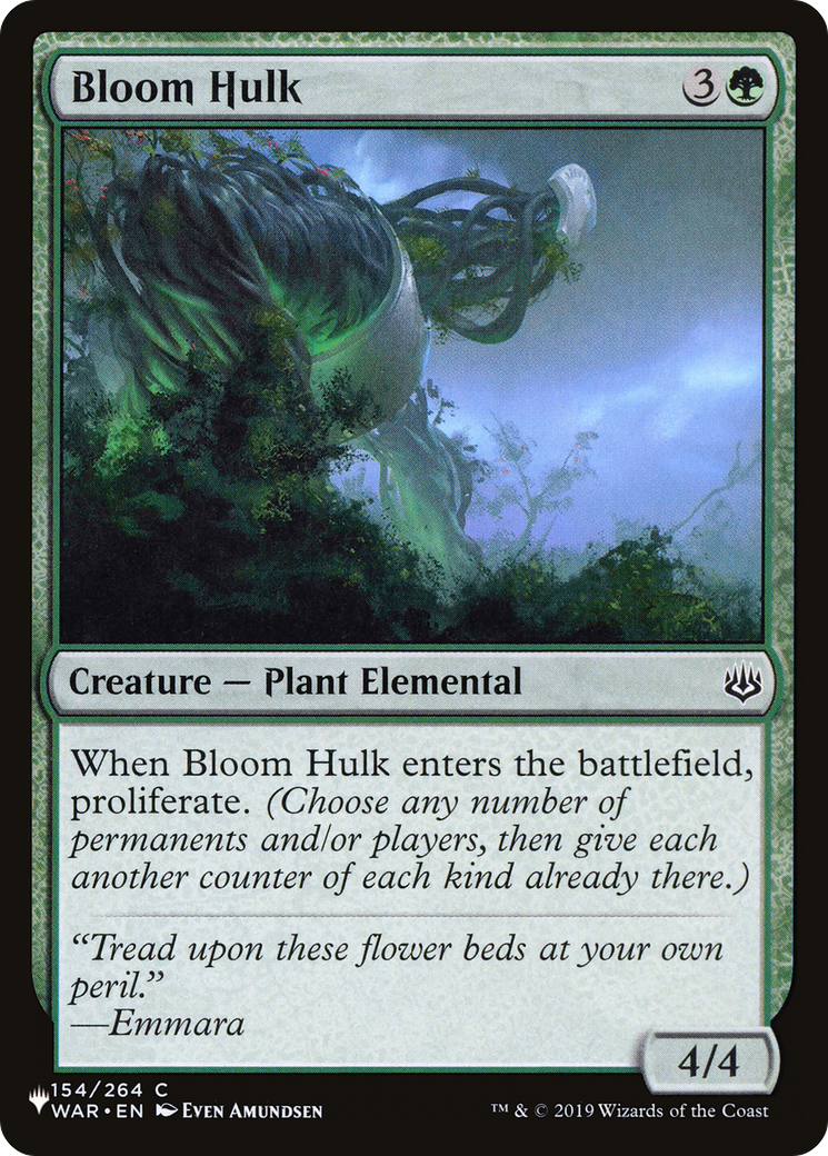 Bloom Hulk [The List Reprints] | Gamer Loot