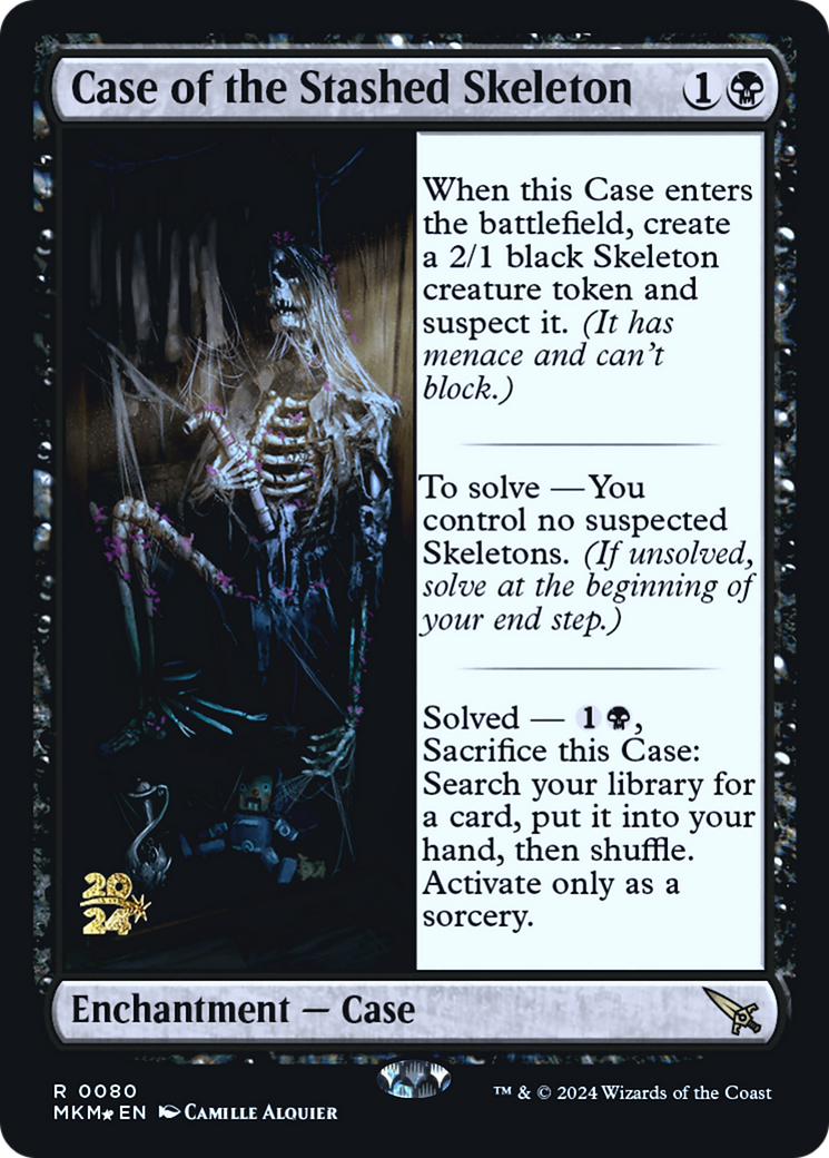 Case of the Stashed Skeleton [Murders at Karlov Manor Prerelease Promos] | Gamer Loot