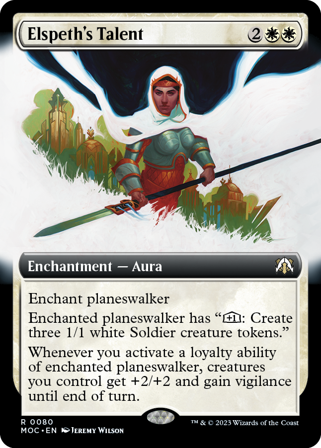 Elspeth's Talent (Extended Art) [March of the Machine Commander] | Gamer Loot