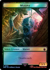 Soldier // Mutant Double-Sided Token (Surge Foil) [Doctor Who Tokens] | Gamer Loot