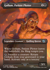 Gollum, Patient Plotter (Borderless Alternate Art) [The Lord of the Rings: Tales of Middle-Earth] | Gamer Loot