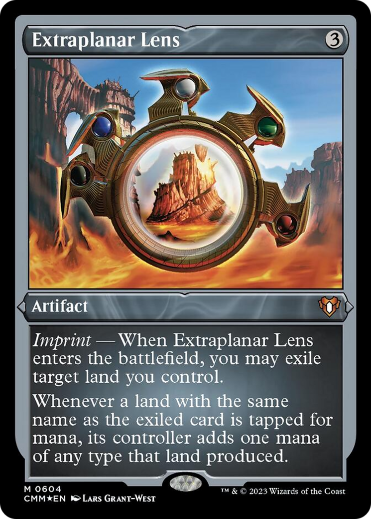 Extraplanar Lens (Foil Etched) [Commander Masters] | Gamer Loot