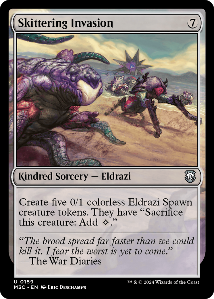 Skittering Invasion (Ripple Foil) [Modern Horizons 3 Commander] | Gamer Loot