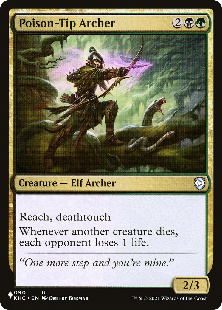 Poison-Tip Archer [The List Reprints] | Gamer Loot