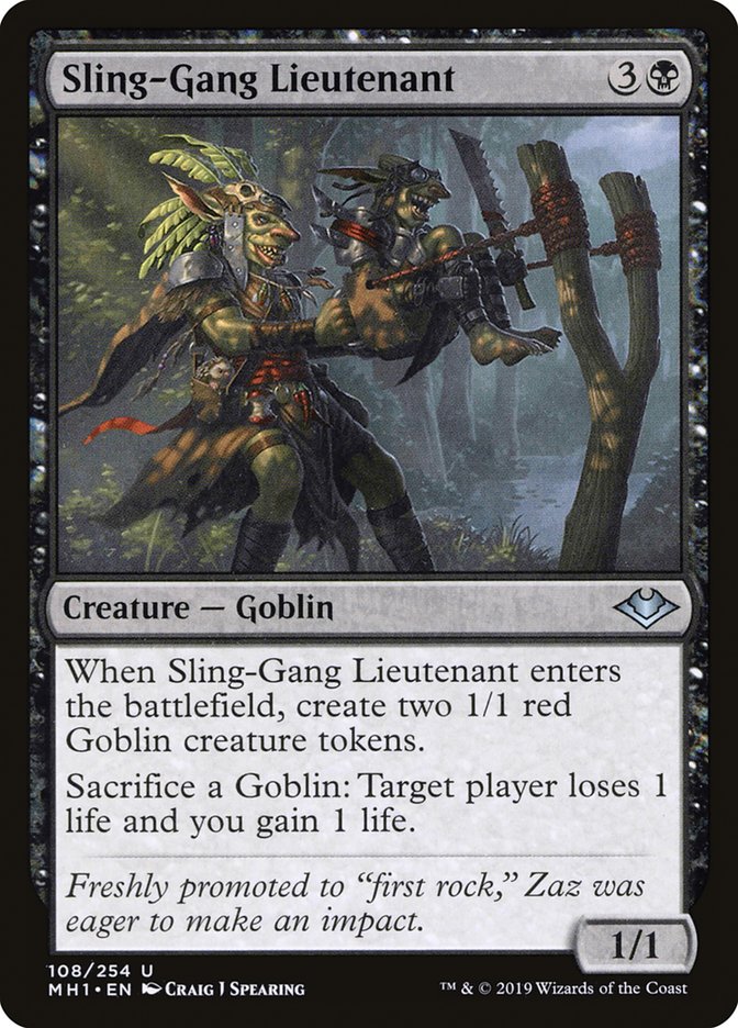 Sling-Gang Lieutenant [Modern Horizons] | Gamer Loot