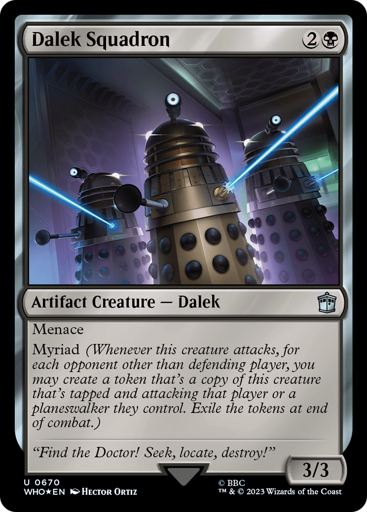 Dalek Squadron (Surge Foil) [Doctor Who] | Gamer Loot