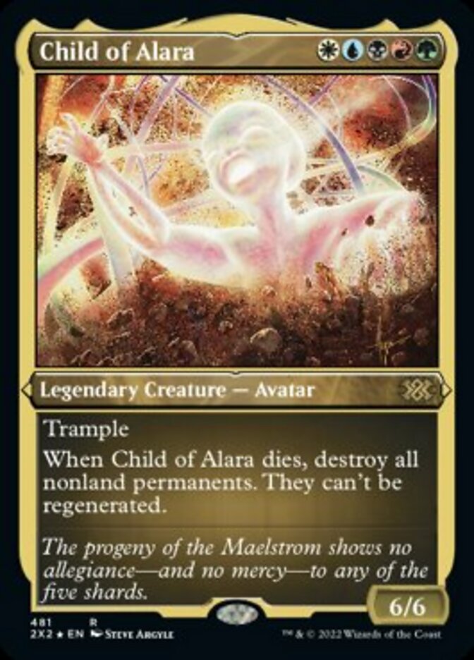 Child of Alara (Foil Etched) [Double Masters 2022] | Gamer Loot