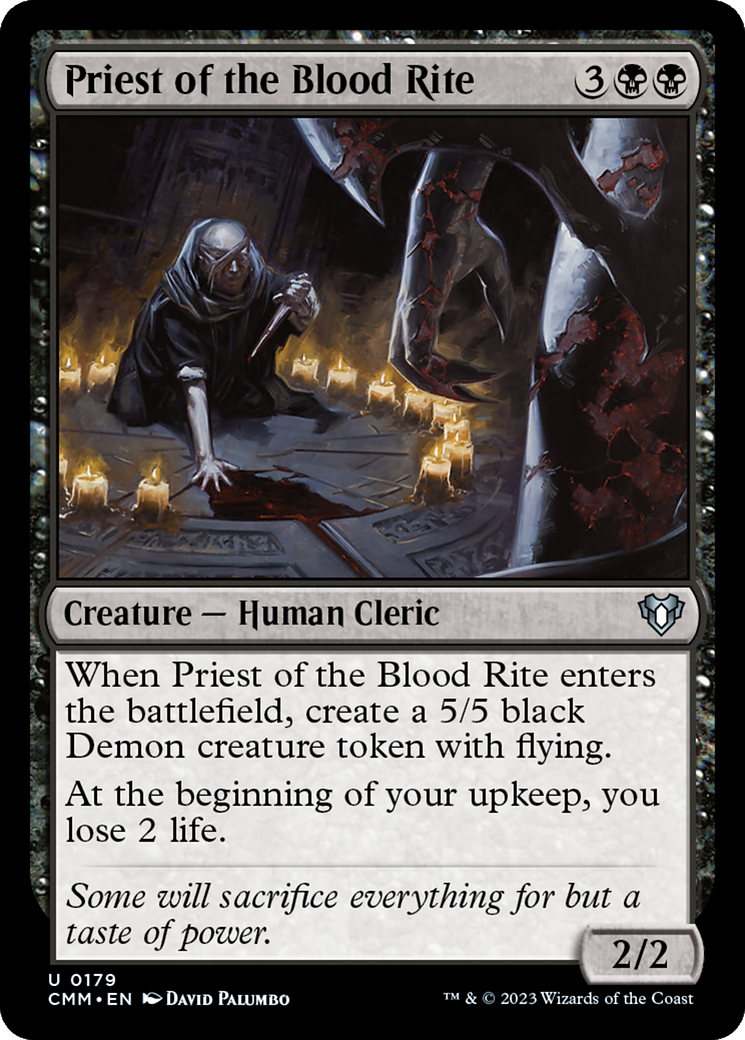 Priest of the Blood Rite [Commander Masters] | Gamer Loot