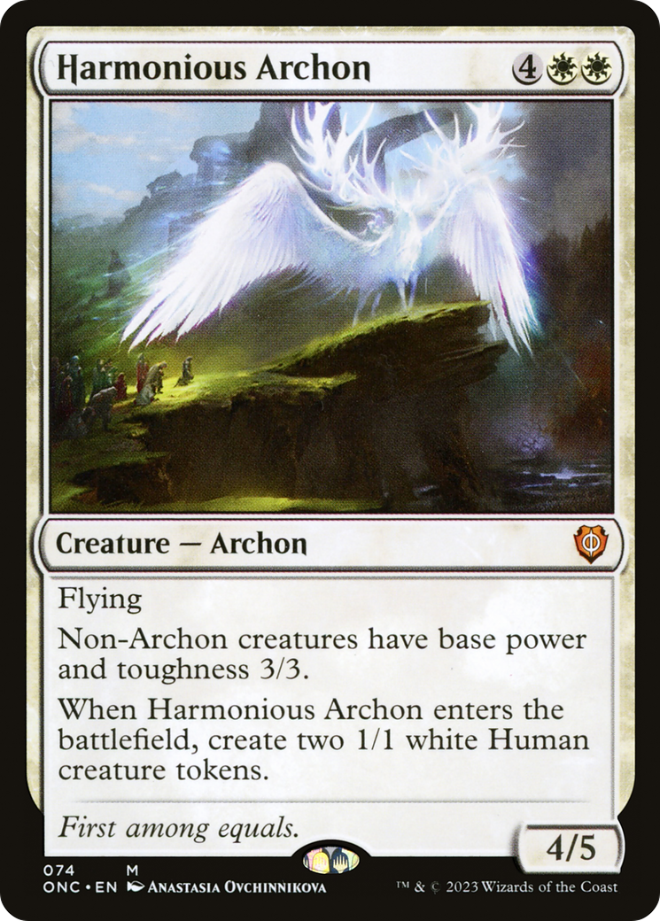 Harmonious Archon [Phyrexia: All Will Be One Commander] | Gamer Loot