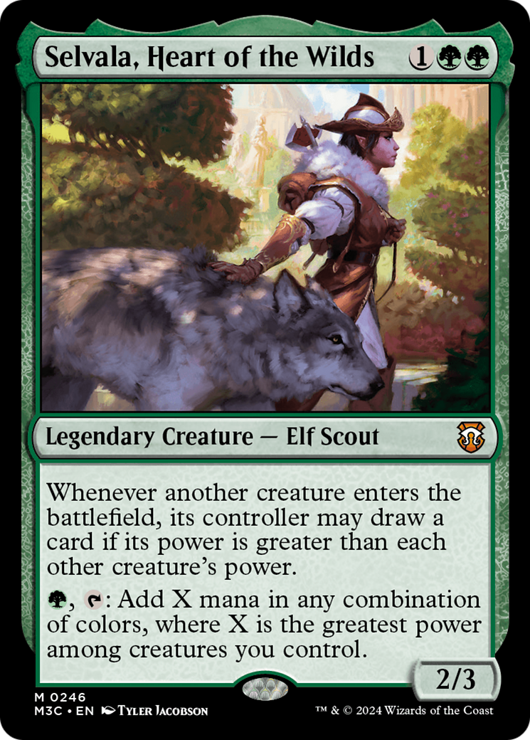 Selvala, Heart of the Wilds (Ripple Foil) [Modern Horizons 3 Commander] | Gamer Loot