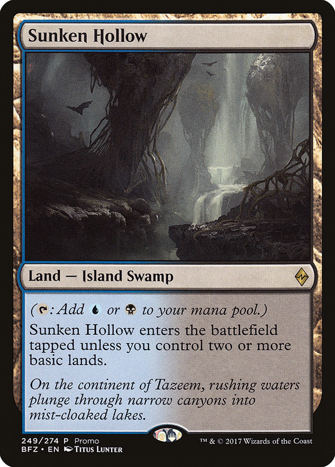 Sunken Hollow (Promo) [Standard Showdown Promos] | Gamer Loot