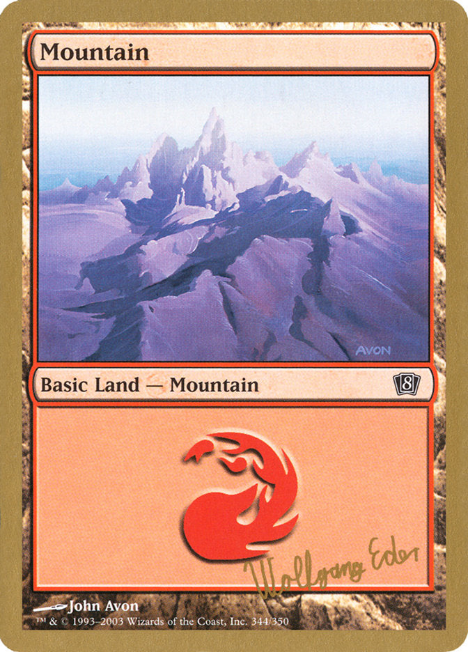 Mountain (Wolfgang Eder) [World Championship Decks 2003] | Gamer Loot