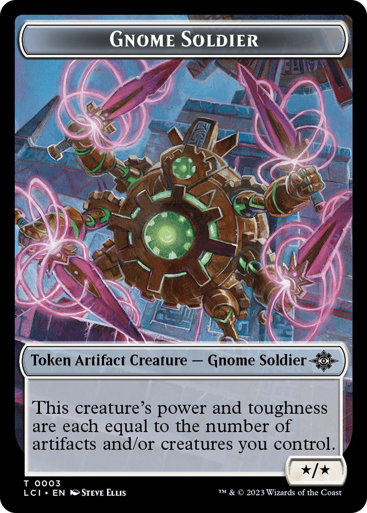 Gnome Soldier Token [The Lost Caverns of Ixalan Tokens] | Gamer Loot