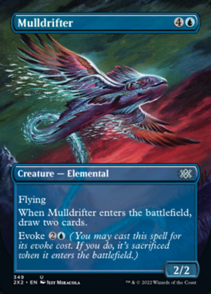 Mulldrifter (Borderless Alternate Art) [Double Masters 2022] | Gamer Loot