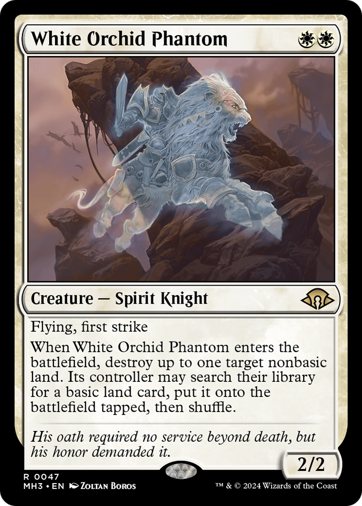White Orchid Phantom [Modern Horizons 3] | Gamer Loot