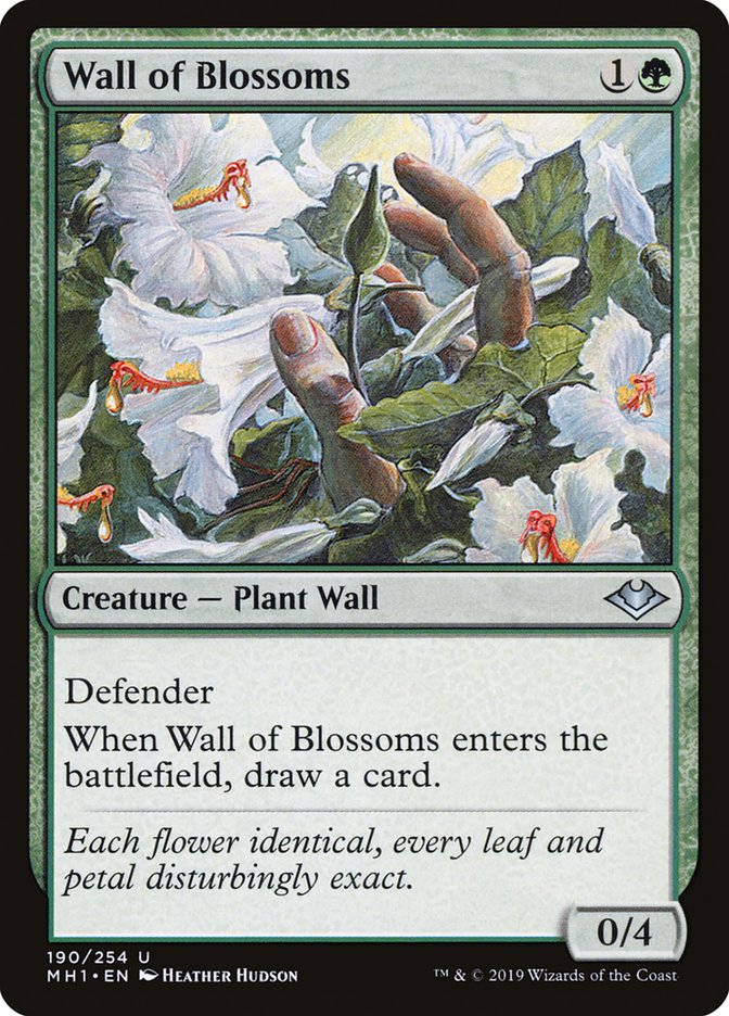 Wall of Blossoms [Modern Horizons] | Gamer Loot