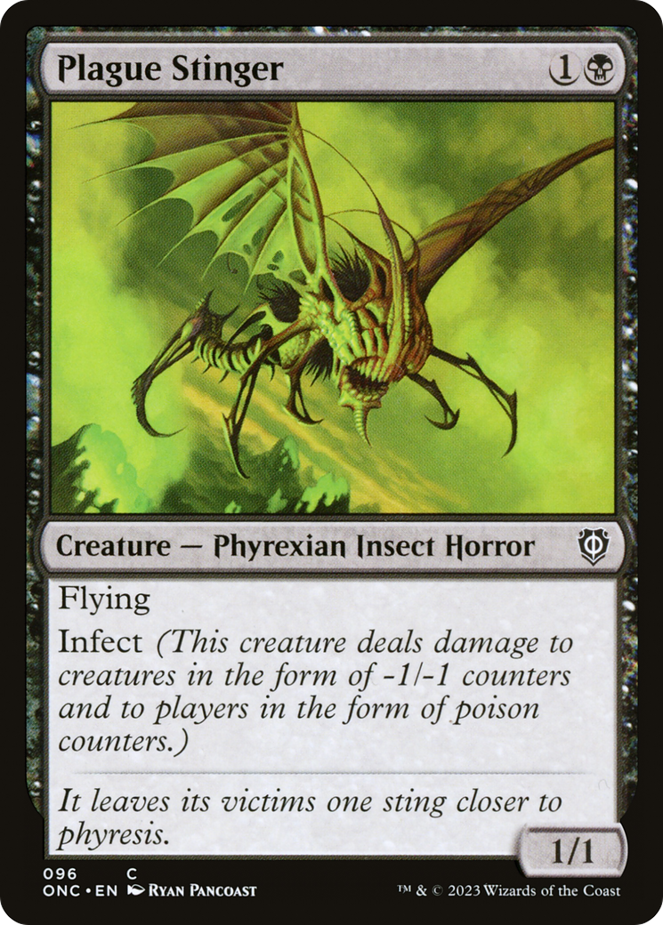 Plague Stinger [Phyrexia: All Will Be One Commander] | Gamer Loot