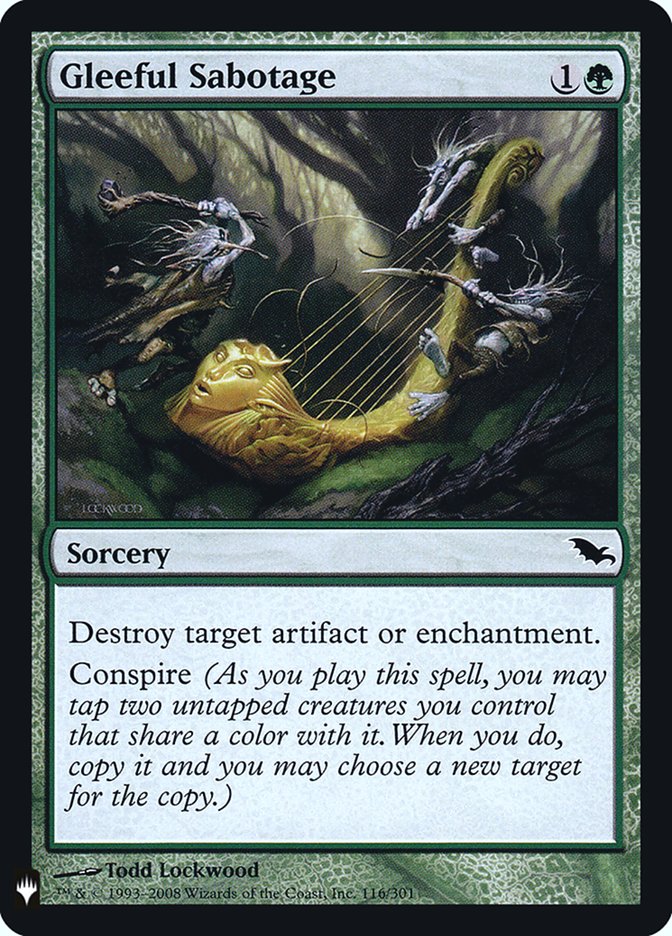 Gleeful Sabotage [Mystery Booster] | Gamer Loot
