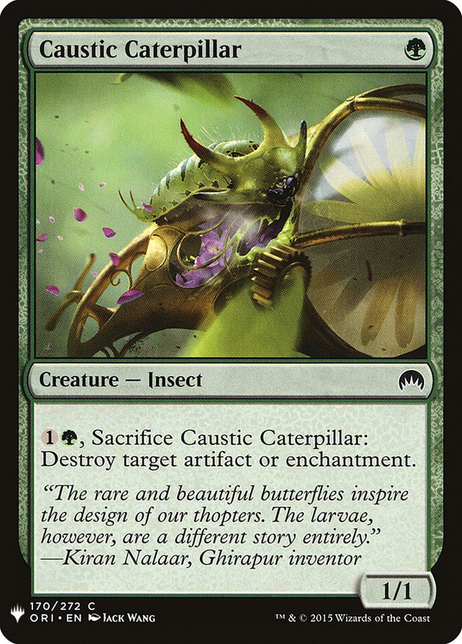 Caustic Caterpillar [Mystery Booster] | Gamer Loot