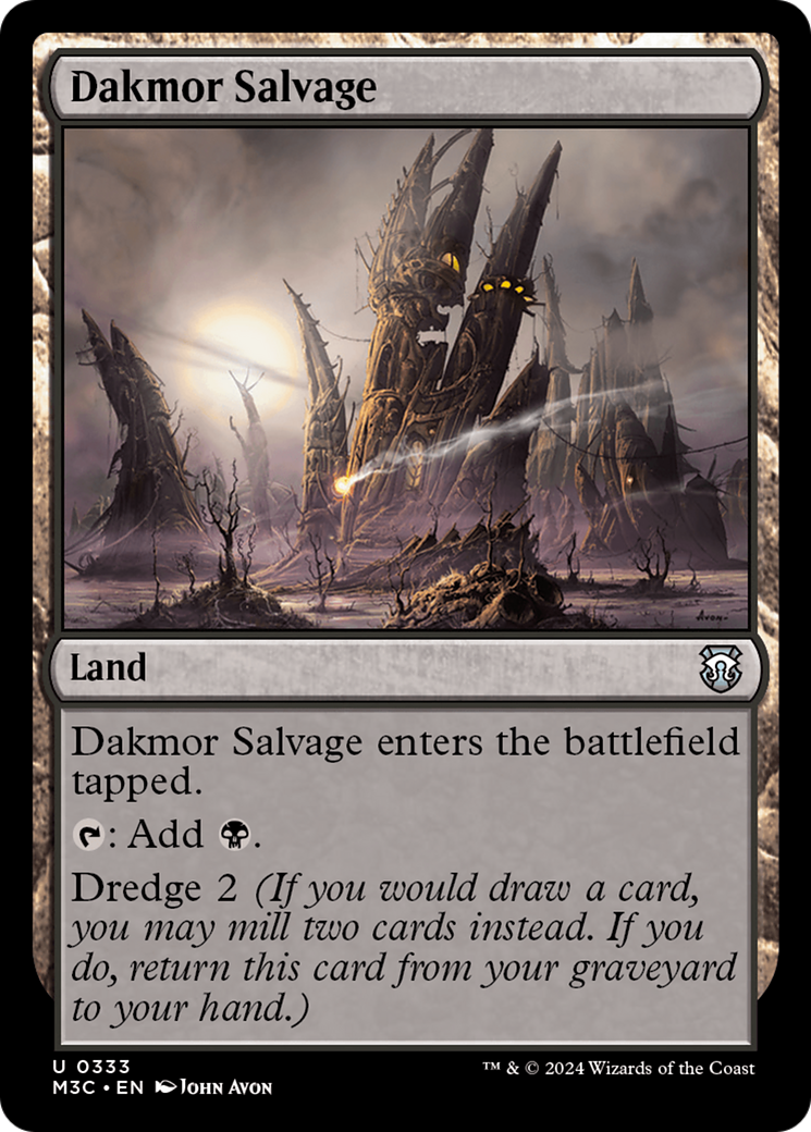 Dakmor Salvage (Ripple Foil) [Modern Horizons 3 Commander] | Gamer Loot